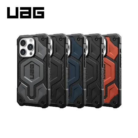 UAG 頂級系列MagSafe iPhone 15 Pro 6.1吋 五層軍規防摔磁吸式頂級版耐衝擊保護殼(按鍵式)✿80D024